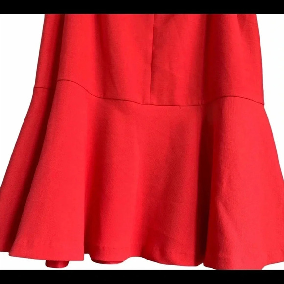 Liz Claiborne Sleeveless Fit & Flare Belted Dress Teaberry Size 10 NWT - Picture 5 of 9